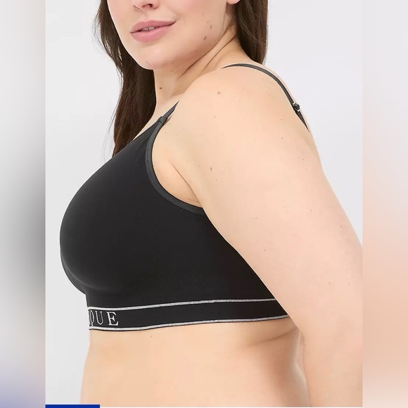 Cacique Seamless Bralette with Logo Band - Picture 2 of 6